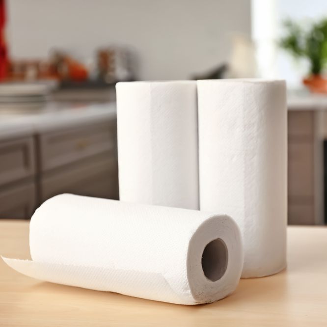 Durable kitchen paper towels for efficient cleaning and spills