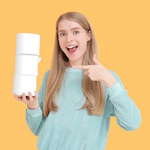 A range of customized private label hygiene paper products