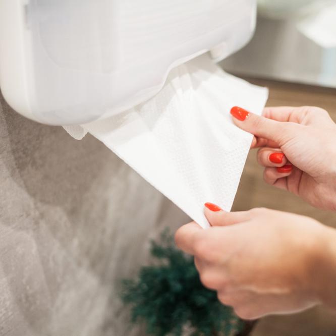 Hand paper towel roll designed for offices and public facilities
