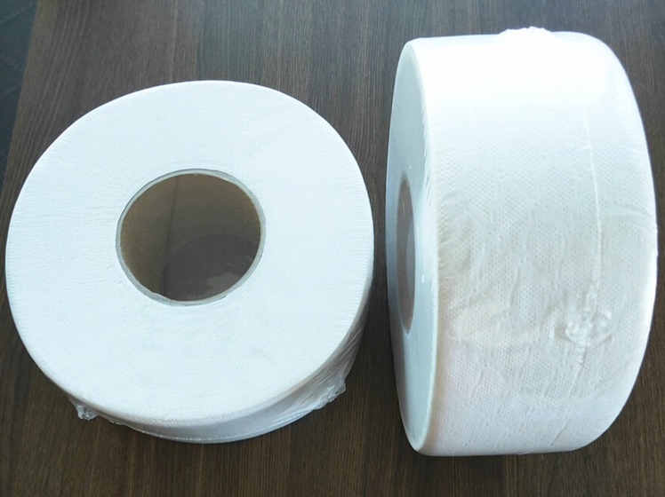 Customized jumbo roll tissue with options for embossing and size