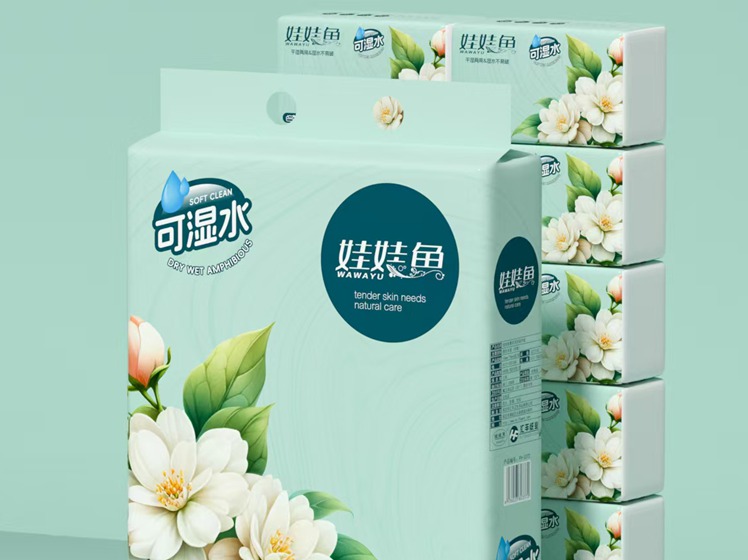 Top Source Hygiene customized embossing facial tissue rolls displayed in various sizes and packaging