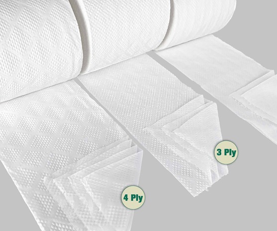 Eco-friendly premium 3-ply toilet paper roll from Top Source Hygiene