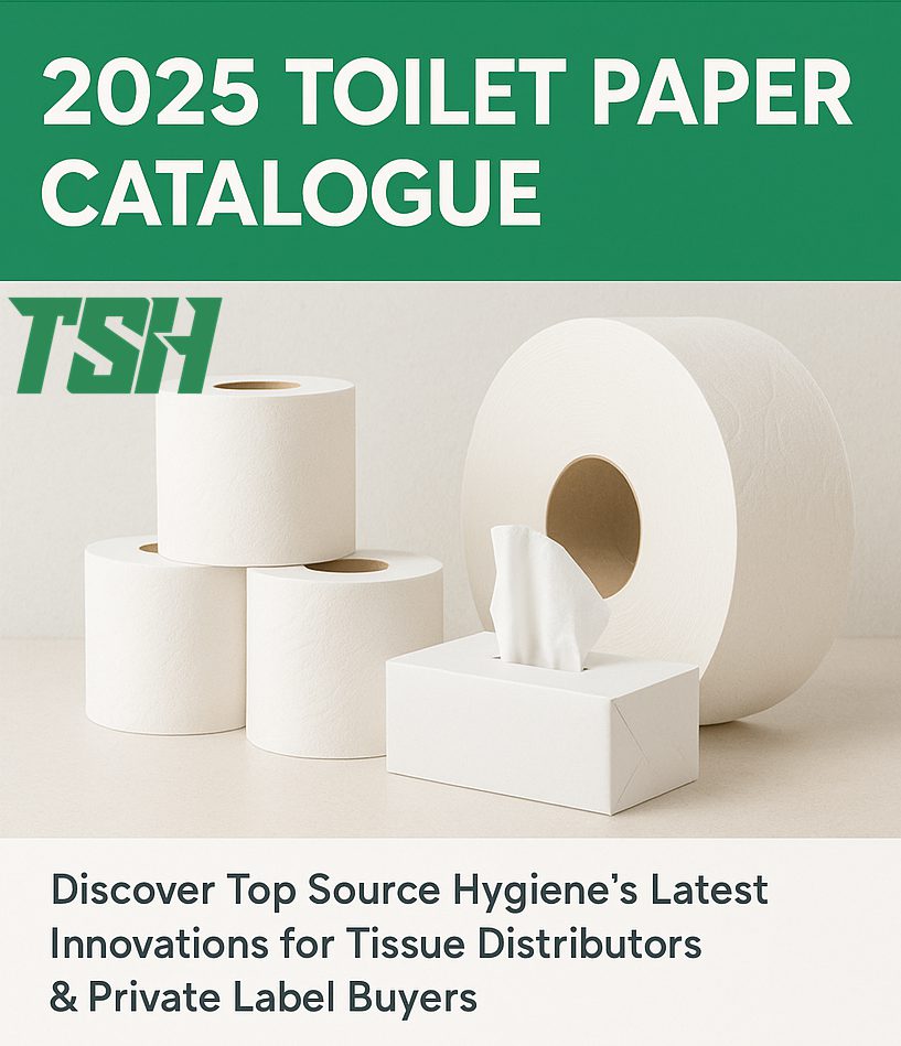Download the toilet paper catalogue from Top Source Hygiene.