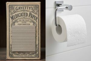 Single soft and plush 2-ply toilet paper roll on a white background