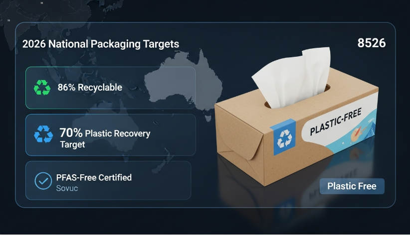 Stack of soft, high-quality facial tissues suitable for hospitality and household use