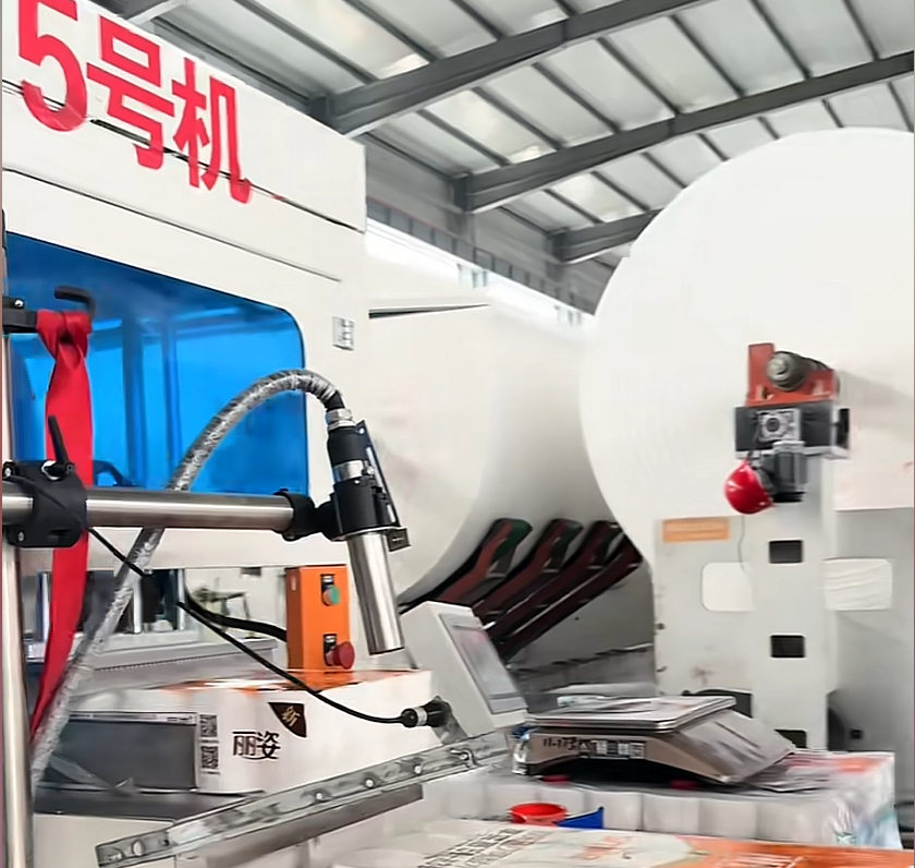 Tissue web inspection on the high-speed paper manufacturing line