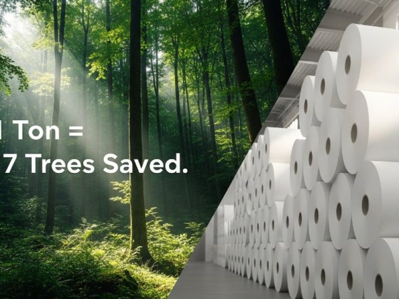 100% Recycled vs Virgin Pulp Commercial Toilet Paper (2)