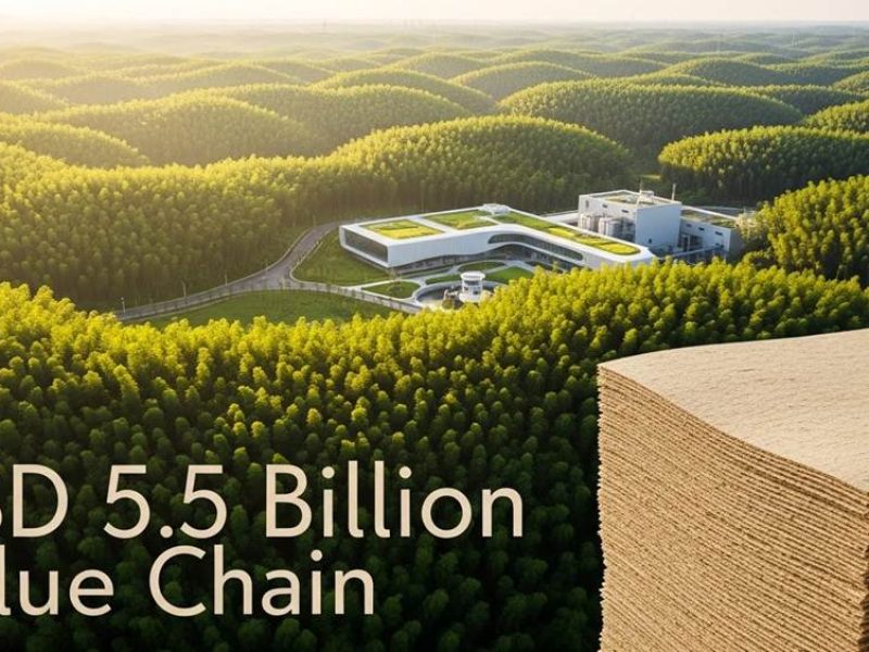 6-million-hectare bamboo forest in Sichuan, China