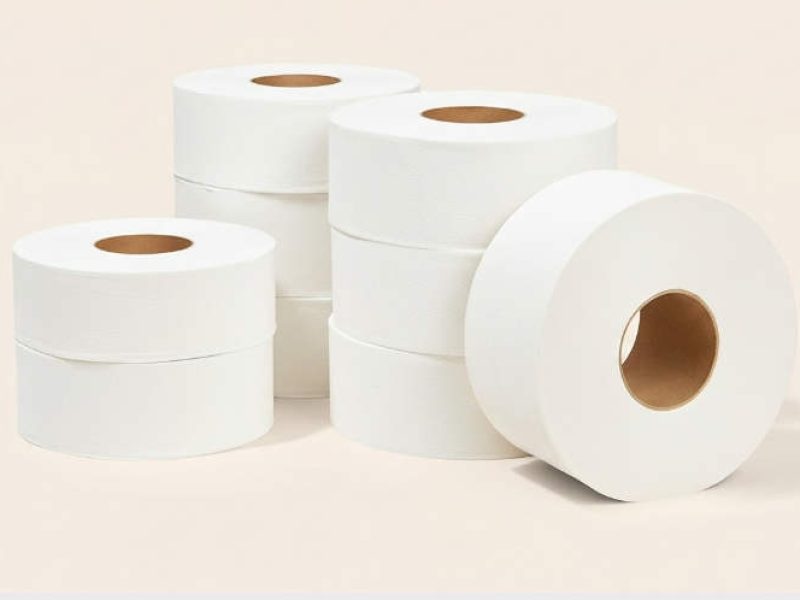 Comparison of 9-inch and 12-inch jumbo rolls for commercial use