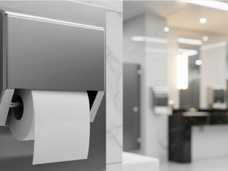 Commercial Toilet Paper in Airport (1)