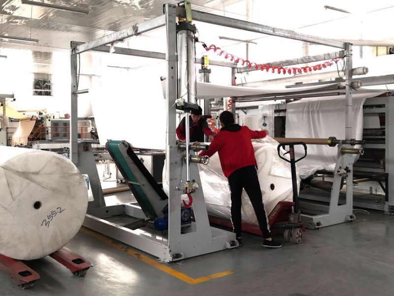 Modern manufacturing facility in Asia focusing on hygiene products