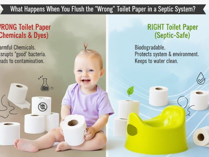 Flush the Wrong Toilet Paper in a Septic System1