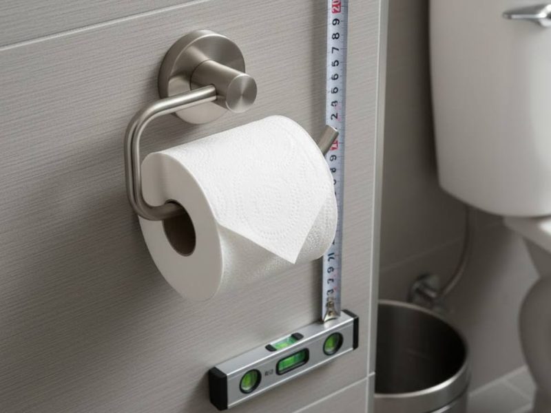 Install a Toilet Paper Holder