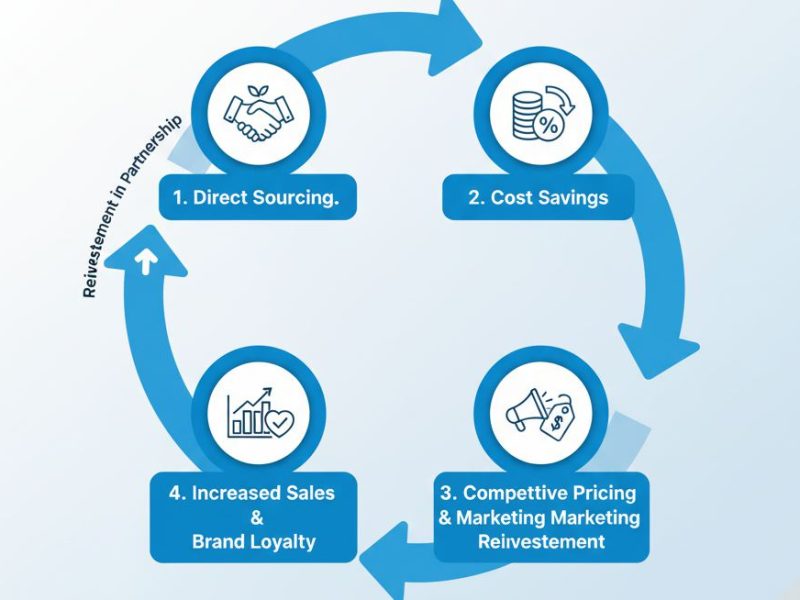 The Virtuous Cycle of Direct Sourcing.