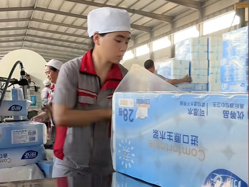 Toilet paper production process (2)